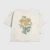 Barn-T-shirt med solrosmotiv