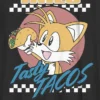 Barn-T-shirt med Sonic the Hedgehog Tails Tacos-motiv