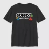 Barn-T-shirt med ”Sorry”-motiv
