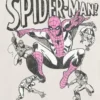 Barn-t-shirt med Spider-Man-motiv i vintage-stil