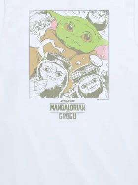 Barn-T-shirt med Star Wars-motiv: Grogu och vänner