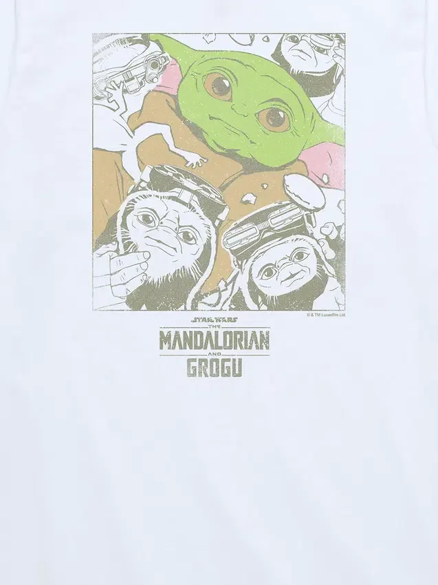 Barn-T-shirt med Star Wars-motiv: Grogu och vänner