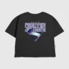 Barn-T-shirt med Supergirl-logotyp i lila