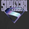 Barn-T-shirt med Supergirl-logotyp i lila