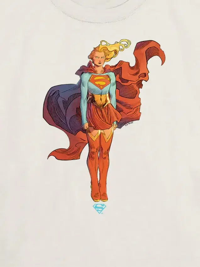 Barn-T-shirt med Supergirl-motiv ”Fuel Your Flight Star”