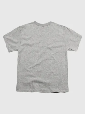 Barn-T-shirt med Superman 2025-logotyp och fullfärgsgrafik i sliten stil