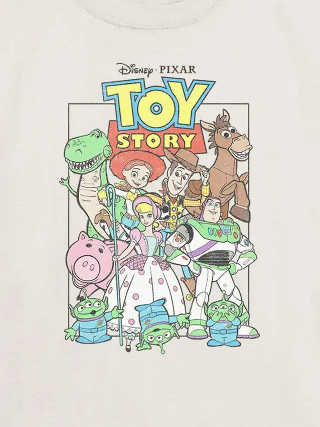 Barn-T-shirt med Toy Story-motiv i vintage-stil