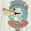 Barn-t-shirt med tryck av Sonic the Hedgehog och Chilidogs