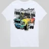 Barn-T-shirt med tryck: Ford 1970 Ford Mustang Rainbow, kortärmad