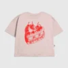 Barn-T-shirt med tryck: Vintage Heart Cake