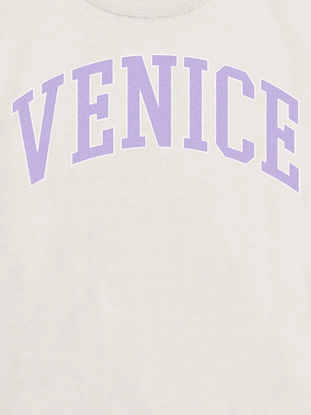 Barn-T-shirt med Venice-motiv