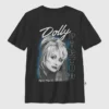 Barn-T-shirt med överdimensionerat Dolly Parton-porträtt med gitarr