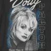 Barn-T-shirt med överdimensionerat Dolly Parton-porträtt med gitarr