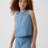 Barn-tanktop i denim