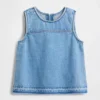 Barn-tanktop i denim