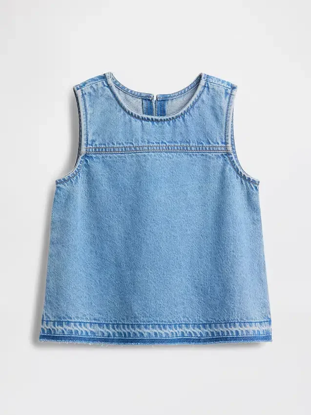 Barn-tanktop i denim