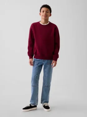 Barnjeans i 90-talsstil, raka Carpenter-Jeans