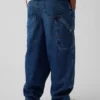 Barnjeans i borstad bomull, modell Easy Carpenter