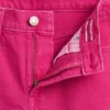 Barnjeans med hög midja, vid ben och ankellängd