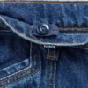 Barnjeans med hög midja, vid ben och ankellängd