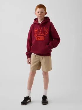 Barnshorts i avslappnad passform med snabbtorkande material