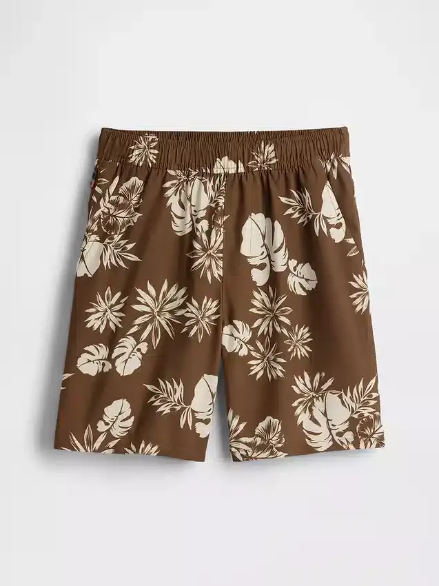Barnshorts i avslappnad passform med snabbtorkande material