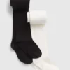 Barnstrumpbyxor i stickat (2-pack)