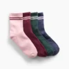 Barnstrumpor med varsity-ränder (4-pack)