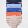 Barnunderbyxor i ekologisk stretchbomull (5-pack)