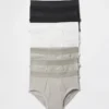 Barnunderbyxor i ekologisk stretchbomull (7-pack)