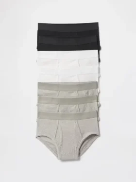 Barnunderbyxor i ekologisk stretchbomull (7-pack)