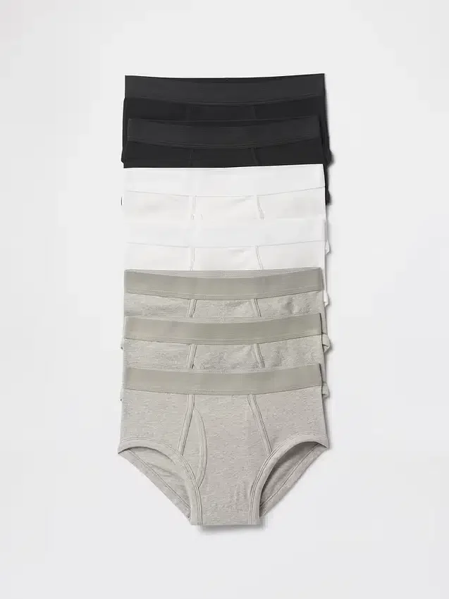 Barnunderbyxor i ekologisk stretchbomull (7-pack)