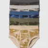 Barnunderkläder i ekologisk bomull med kamouflage-mönster (5-pack)
