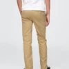 Barnuniform – raka stretchbyxor i khaki
