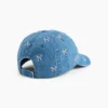 Baseballkeps i denim med rosett för Baby & Småbarn