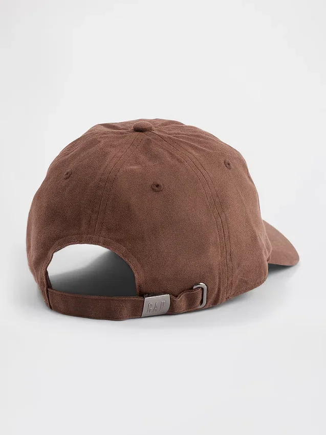 Baseballkeps i vaxad canvas