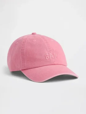 Baseballkeps med tvättad logotyp