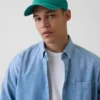 Baseballkeps med tvättad logotyp