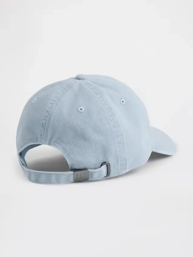 Baseballkeps med tvättad logotyp