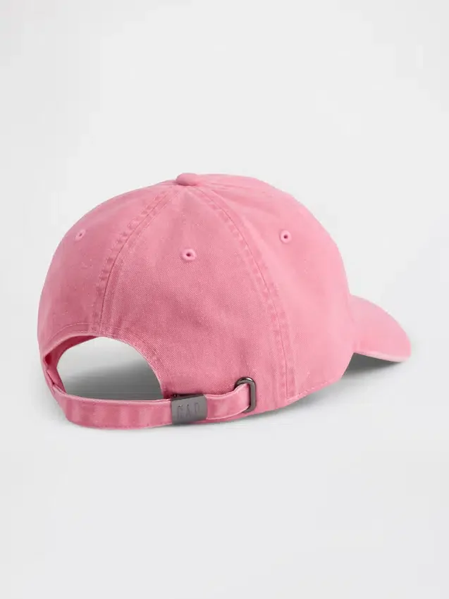 Baseballkeps med tvättad logotyp