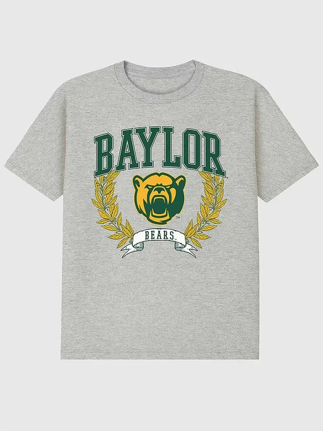 Baylor University Laurels mörk grafisk T-shirt