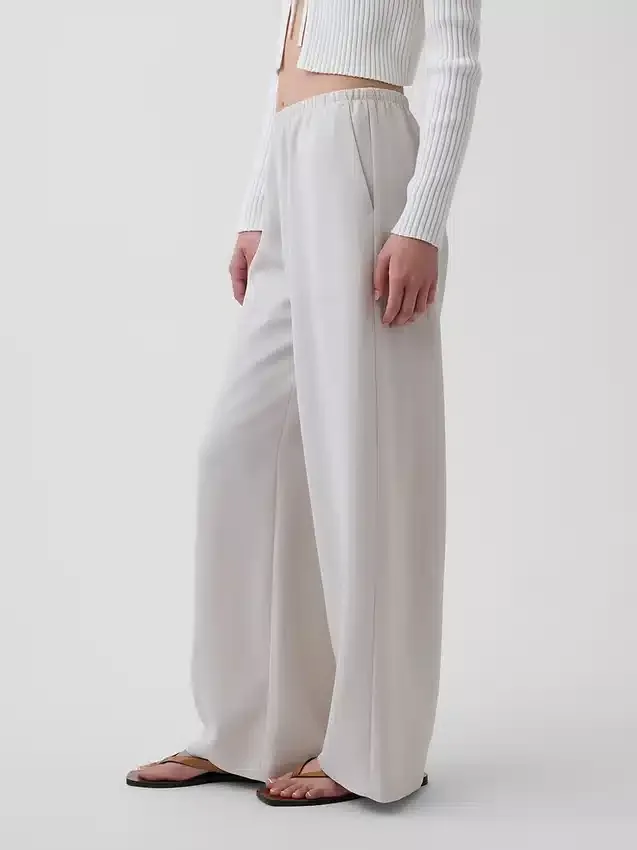 Bekväma byxor med vida ben
