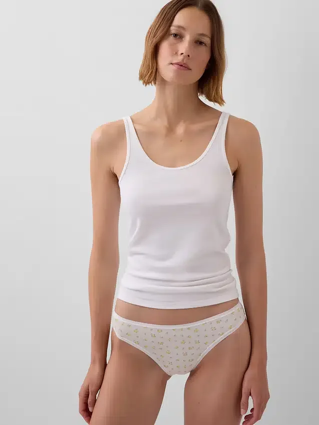 Bikinitrosa i ekologisk stretchbomull