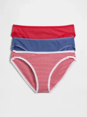Bikinitrosa i ekologisk stretchbomull (3-pack)