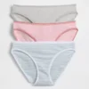 Bikinitrosa i ekologisk stretchbomull (3-pack)