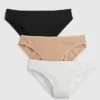 Bikinitrosa i ekologisk stretchbomull (3-pack)