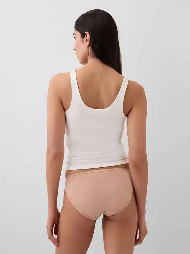Bikinitrosa i ekologisk stretchbomull (3-pack)