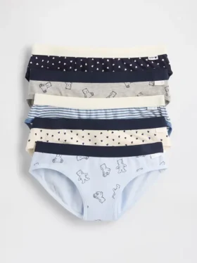 Bikinitrosa i ekologisk stretchbomull för barn (5-pack)