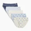 Bikinitrosa i ekologisk stretchbomull för barn (5-pack)
