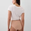 Bikinitrosa i ekologisk stretchbomull med hög midja